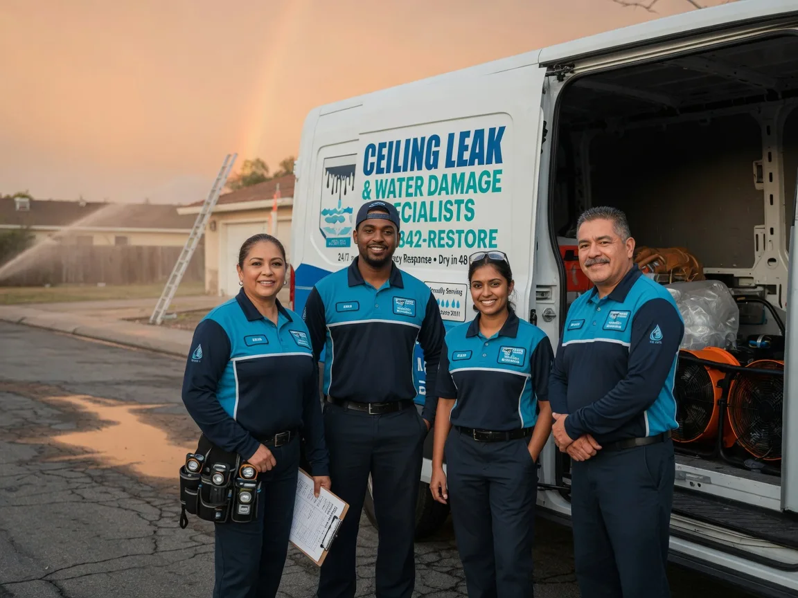 Ceiling Leak Cleanup company in Many, LA
