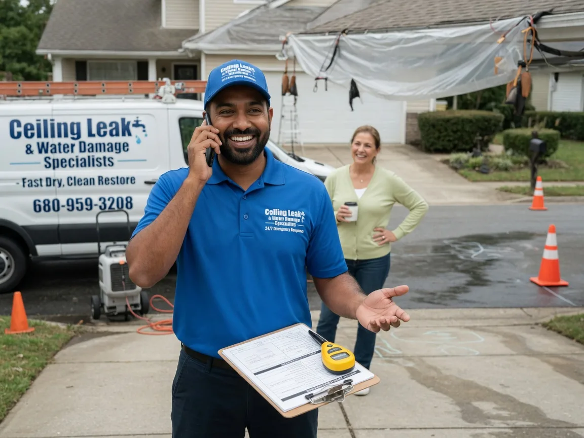 Ceiling Leak Cleanup Many, LA FAQs